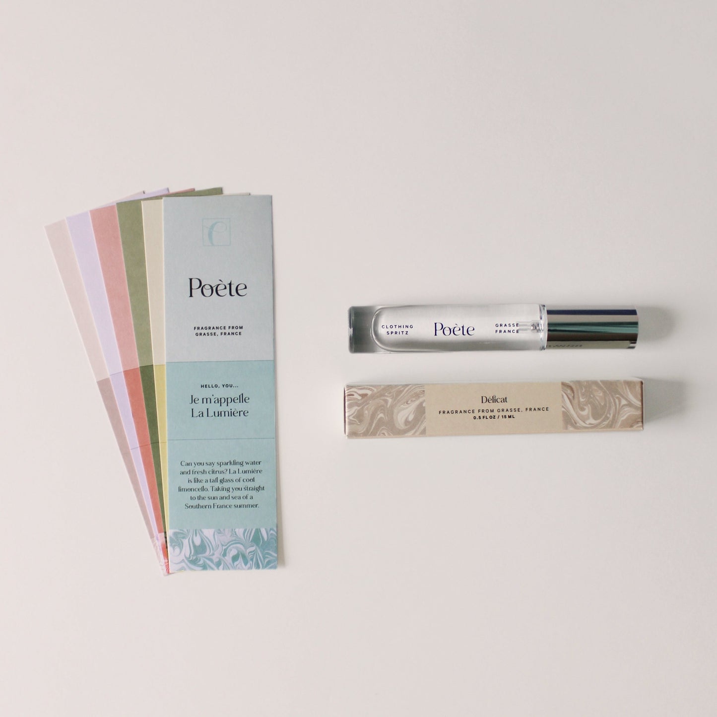 Zibby Books Offer: Travel Size Poète® + Scented Bookmarks