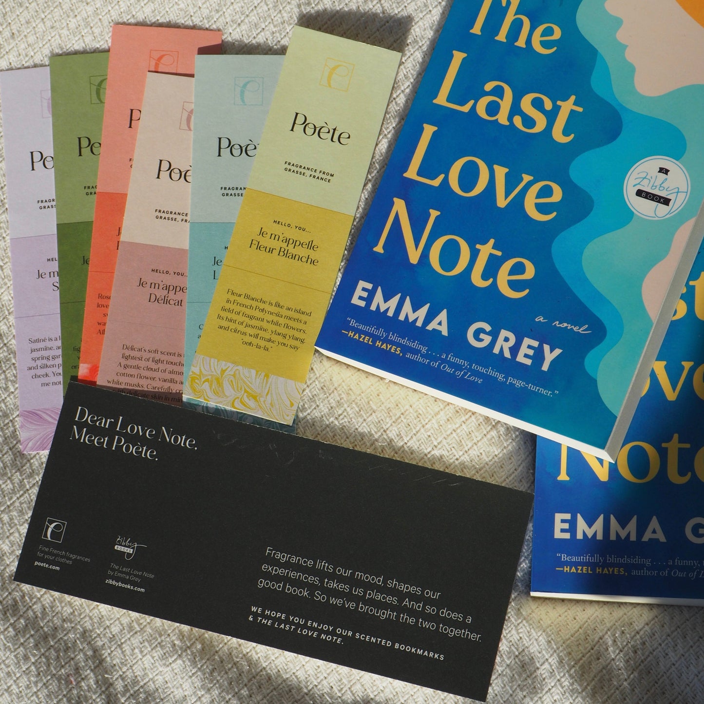 Zibby Books Offer: Travel Size Poète® + Scented Bookmarks