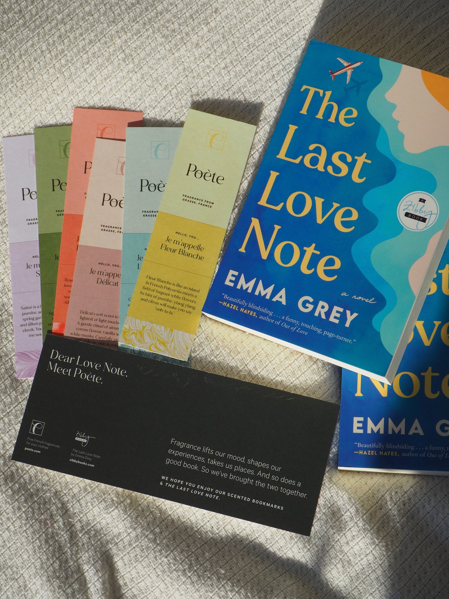 Zibby Books Offer: Travel Size Poète® + Scented Bookmarks
