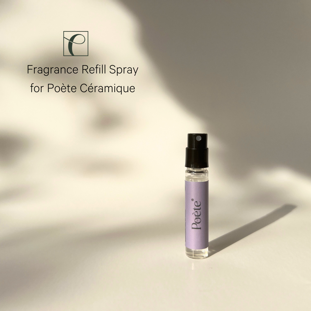 3 x Poète Céramique + Fine Fragrance Refill Spray