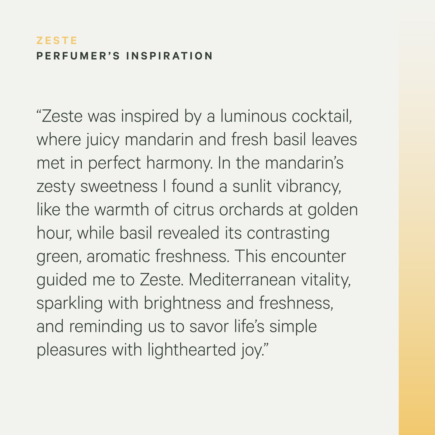 Zeste – Limited Edition Scented Candle