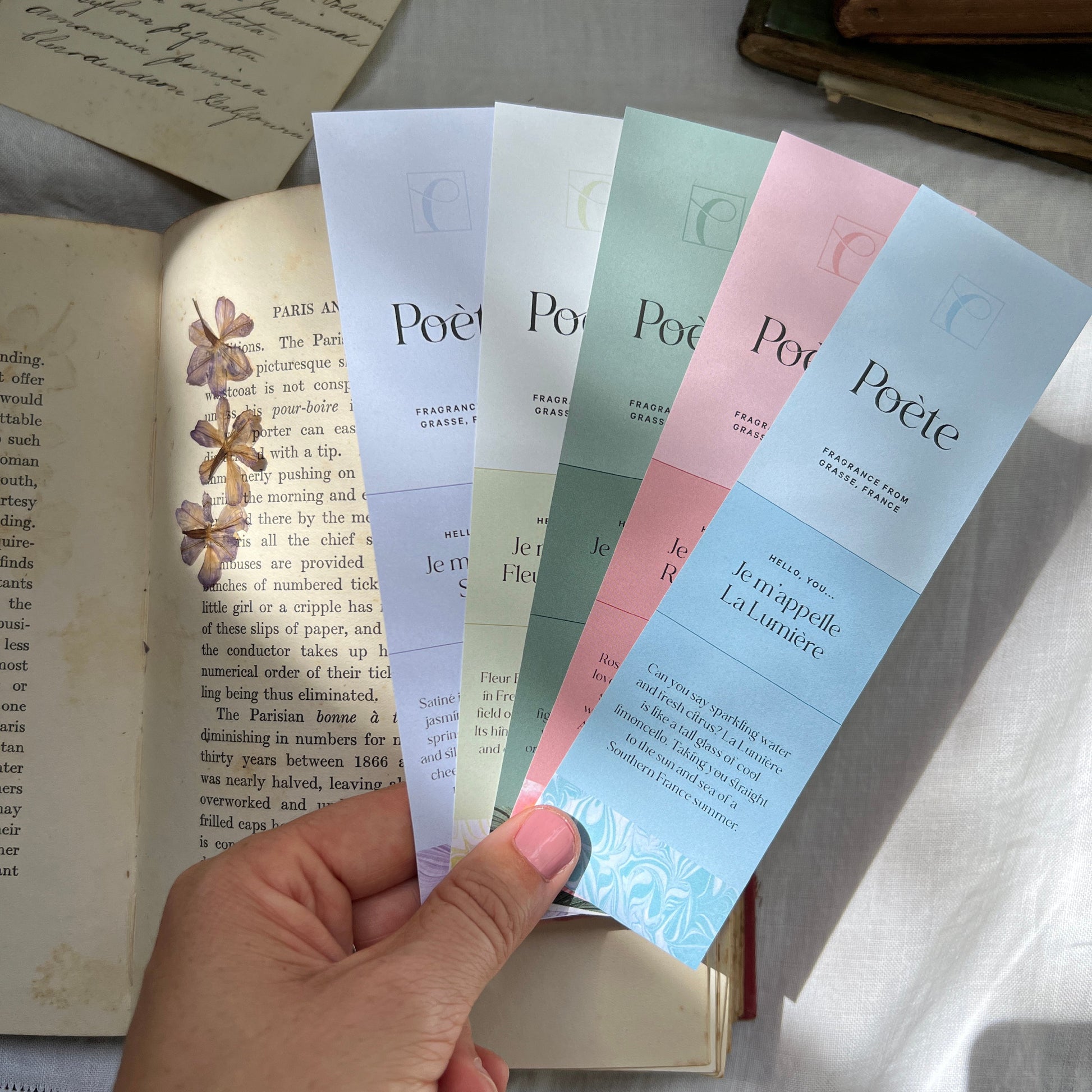 Scented Bookmarks